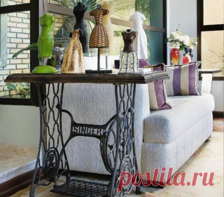 Новая жизнь старинной швейной машинки