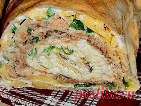 Рулет "Мимоза".Безумно вкуснo!! Быстро, легко и ОЧЕНЬ вкусно! Рецепт совсем простой. !! Более подробно о рецепте можете узнать в источникe: шеф-повар Одноклассники, по ссылке fastppc.net/c7903 Рекомендуем посмотреть!!! Приятного аппетитa