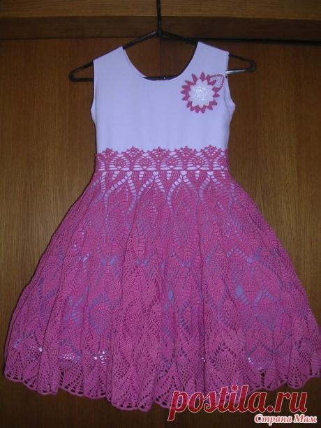 Наше платье на выпуск из д/с - Вязание для детей - Страна Мам