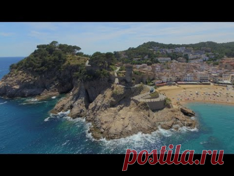 Tossa de Mar (Spain) - Полеты над крепостью Тосса-де-Мар (Испания) - [DJI Phantom 3 Advanced]