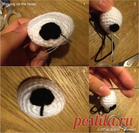 Собачка амигуруми. Схема вязания. | Амигуруми — схемы, амигуруми крючком, вязание и игрушки амигуруми. Амигуруми всех стран!