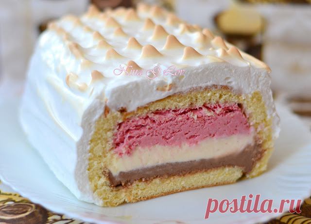 Торт-мороженое "Аляска" (Baked Alaska)