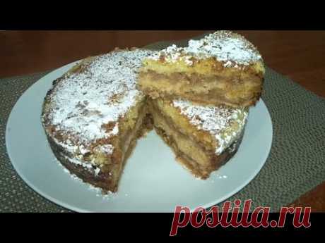 ЯБЛОЧНЫЙ ПИРОГ насыпной /лёгкий рецепт