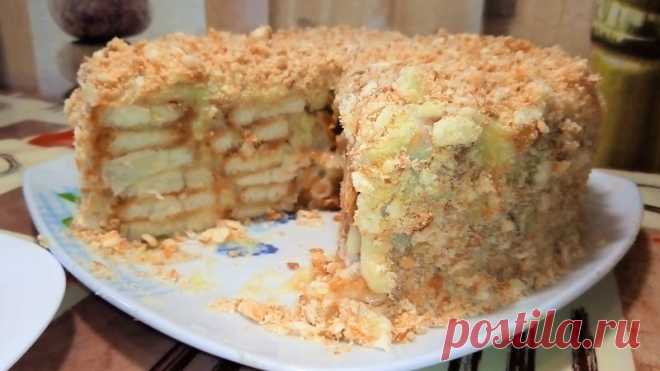 Торт без выпечки бесподобно вкусный. — Кулинарная книга - рецепты с фото