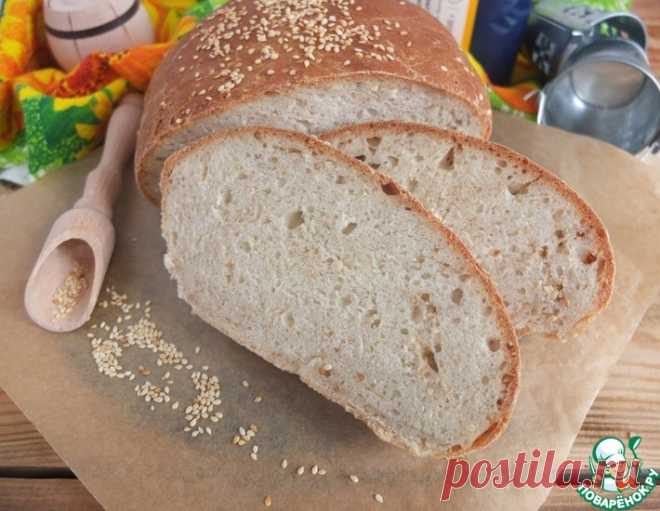 Домашний хлеб с кунжутом – кулинарный рецепт