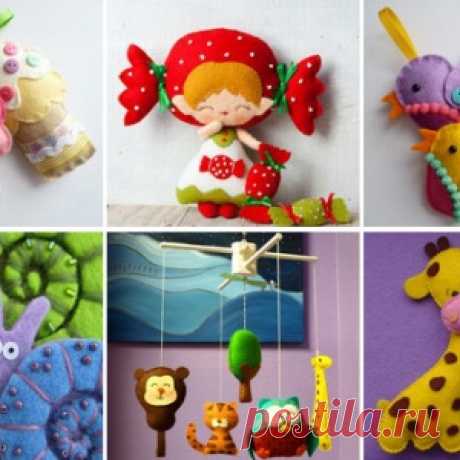 Фетр, работа и поделки из фетра - МирТесен