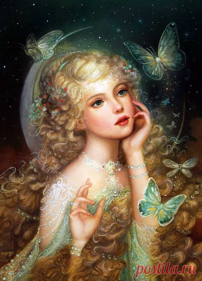 Я хочу очутиться в сказке... Художница Энни Стегг Джерард (Annie Stegg Gerard).