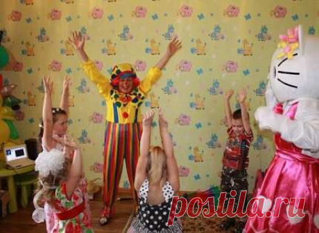 Клоун на день рождения