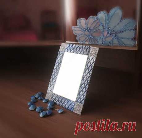 Рамка для зеркала или картины из полимерной глины — Своими руками