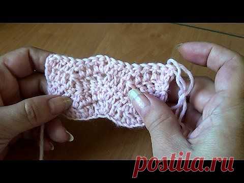 Узоры крючком. Зигзаг - YouTube