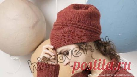 ШАПКА СПИЦАМИ (НОВИНКА)