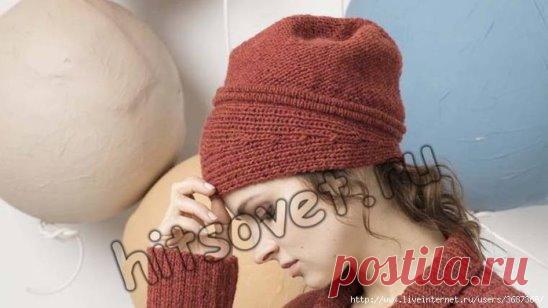 ШАПКА СПИЦАМИ (НОВИНКА)