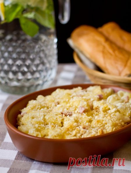 Макароны с сыром и ветчиной | Вкусный блог - рецепты под настроение