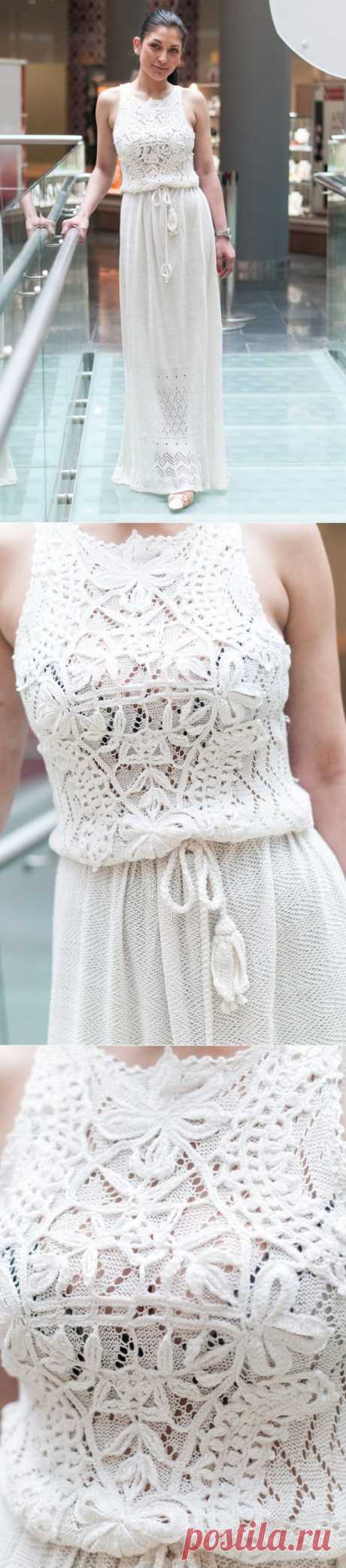 crochet white dress KNITTED DressWhite от CrochetDressTalita