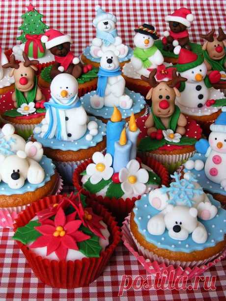 Christmas cupcakes | Flickr - Photo Sharing!