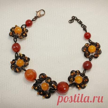 Браслет медь(патина)/сердолик/цитрин(прес.)
#wirewrap #wire #jewerly #braslet #boho #bohochic #handmade #gemlove #naturalstones #naturebeads #copper #cornelian #carnelian #citrine