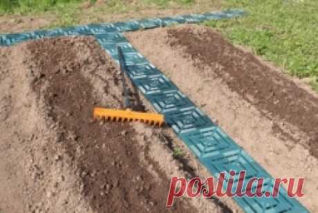 Пластиковый настил между грядками - Садоводка