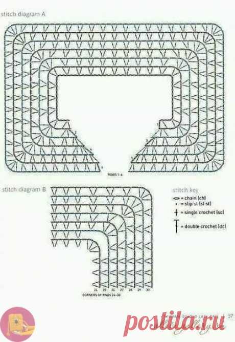 МК схема вязания крючком ворота поло — Яндекс: нашёлся 1 млн результатов
