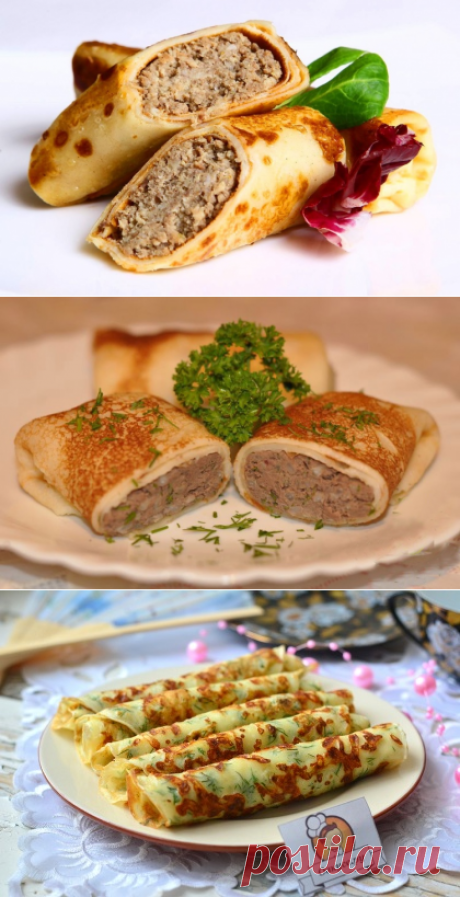 Мясная начинка для блинов / Простые рецепты