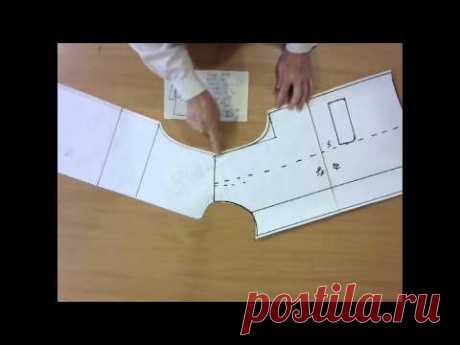 Построение выкройки рукава и воротника к детскому пальто. Часть 2.