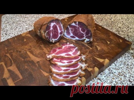 Вяленая свиная шейка за неделю!!! Супер-Рецепт! Быстро и просто...