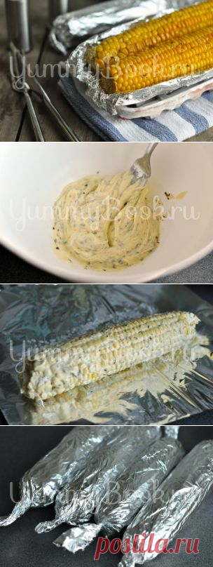 Кукуруза запеченная в духовке - пошаговый рецепт с фото