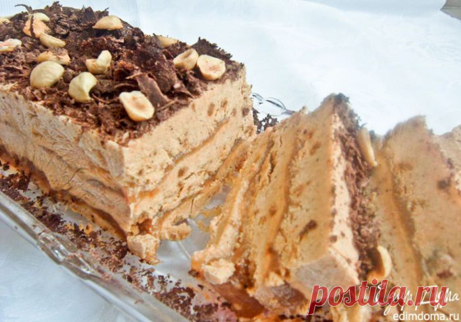 Семифреддо с фундучным пралине и карамелью пользователя Екатерина Мельникова.