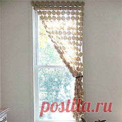 дизайнерская штора своими руками