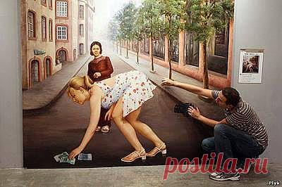 Подборка удивительных 3D картин в музее 3D, Сеул | Живопись | Плюк - Обо всем на свете помаленьку