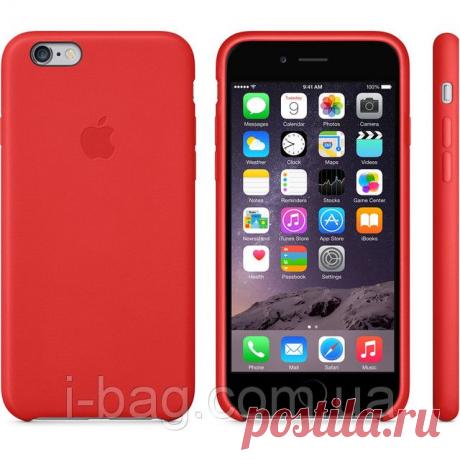 Чехлы Apple iPhone 6 Leather Case Red купить