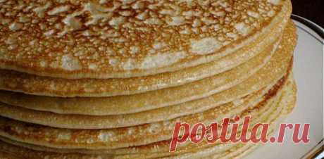 Блины на кефире, рецепты блинов на кефире с фото / Простые рецепты