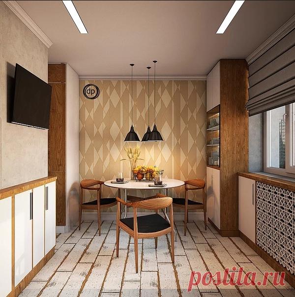 Кухня в скандинавском стиле. Прекрасная работа