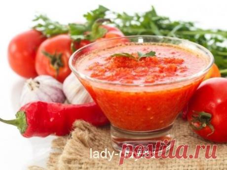 Аджика на зиму из помидор и чеснока | Простые рецепты с фото