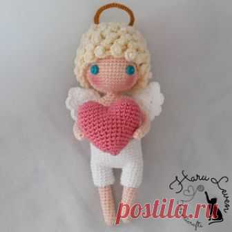 Валентинов Купидон амигуруми. Схемы и описания для вязания игрушек крючком! Бесплатный мастер-класс по вязанию Купидона Святого Валентина от Haru Leven Handicrafts. Вязаный крючком ангел станет отличным подарком на день всех в…