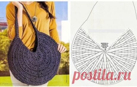 Отличная подборка - сумок, связанных крючком. Схемы,идеи для воплощения! | Юлия Жданова | Яндекс Дзен