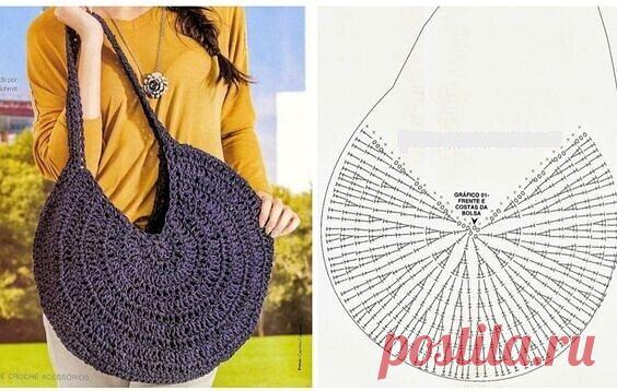 Отличная подборка - сумок, связанных крючком. Схемы,идеи для воплощения! | Юлия Жданова | Яндекс Дзен