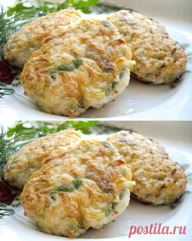 Котлеты из кабачков с сыром