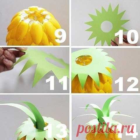 Лампа-ананас своими руками
#handmade #сделай_сам #своимируками #рукоделие #поделки #мастеркласс #идеи