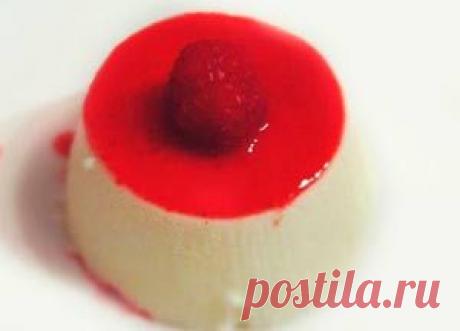 «Панна Котта» – рецепт с малиной | Рецепты вдохновения