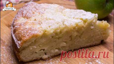 Пирог с яблоками и творожной начинкой / Простые рецепты
