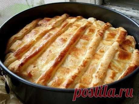 Луковый пирог.
