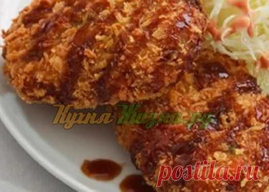 Свинина в панировочных сухарях по-японски рецепт