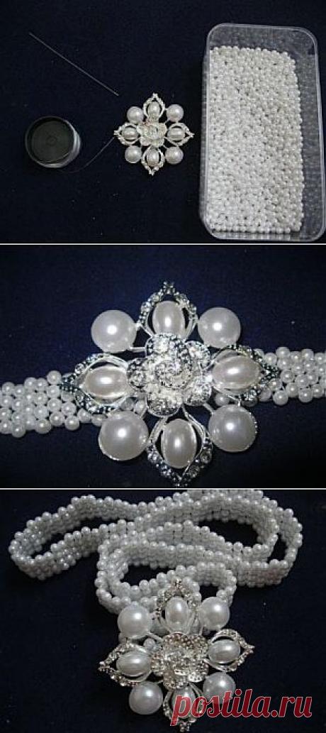 Мастер-класс по плетению пояса из бусин. Бижутерия своими руками, мастер-классы по рукоделию, sunbeads