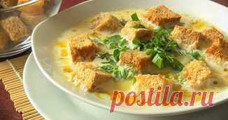 Этот сырный суп сможет приготовить каждый. А по вкусу — само совершенство!