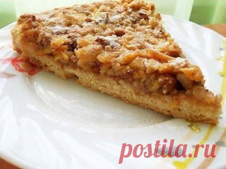 Венгерский ореховый пирог с яблоками. Простой и очень вкусный
