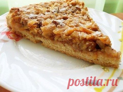 Венгерский ореховый пирог с яблоками. Простой и очень вкусный