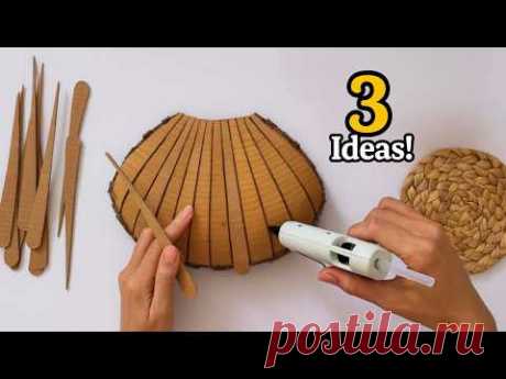 Top 3 Most Popular DIY Home Decor with Cardboard | Handmade & Eco-Friendly