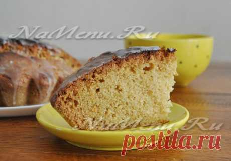 Постный апельсиновый кекс