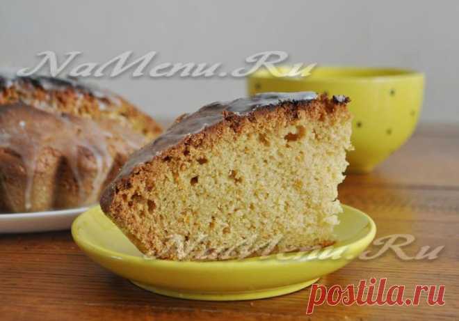 Постный апельсиновый кекс