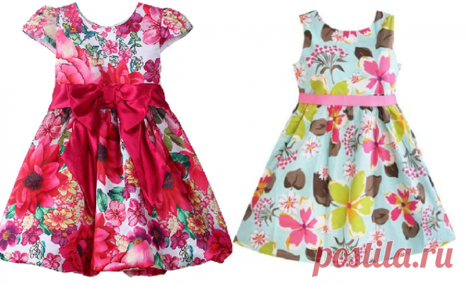 Платье для девочки. Выкройка на возраст 3 мес- 14 лет